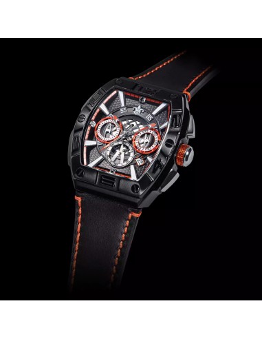 The Intrepid Chronograph - Midnight Diamond | Neon Orange ouvre sa boutique