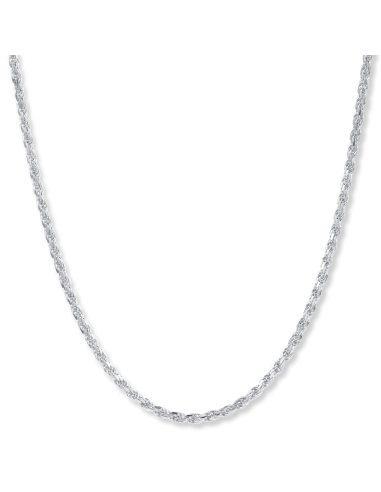 The Silver Rope Necklace - Italian Collection livraison gratuite