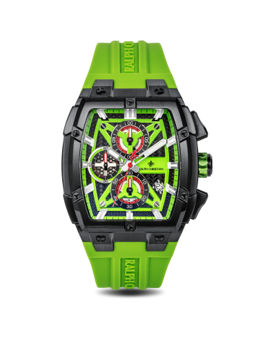 The Polaris Chrono - Lime Green rembourrage situé sous