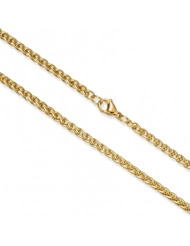 The Gold Wheat Necklace - Essentials Collection s'inspire de l'anatomie humaine