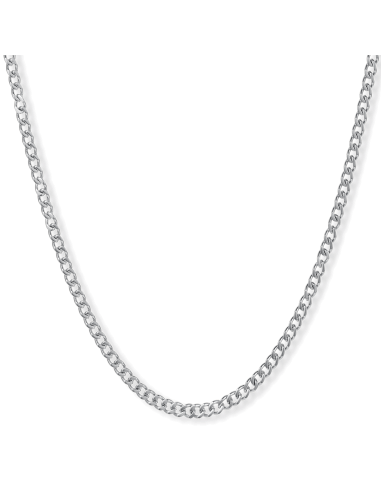 The Silver Cuban Necklace - Essentials Collection acheter en ligne