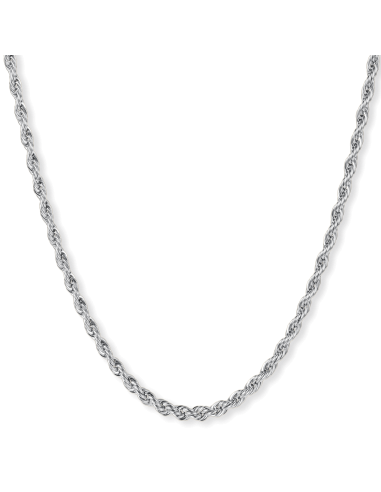 The Silver Rope Necklace - Essentials Collection votre