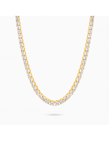 4mm Gold Tennis Chain les muscles