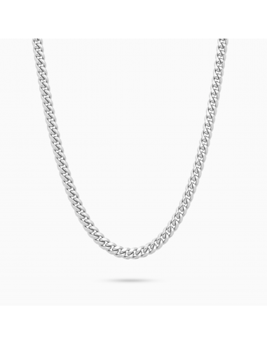 Cuban link chain 5 mm silver de votre